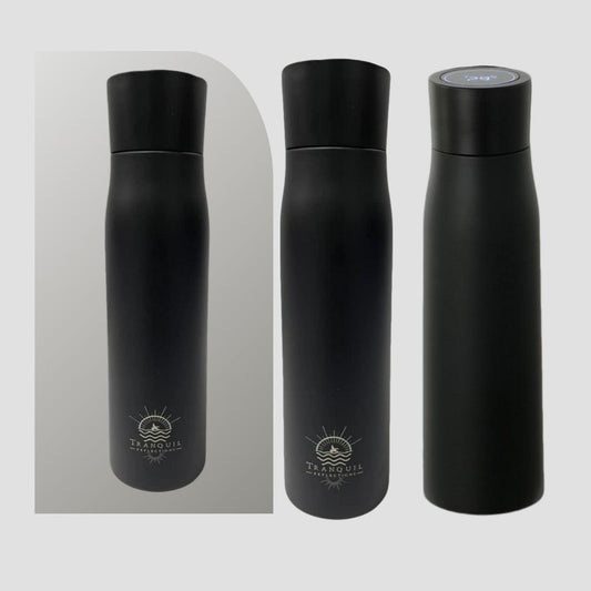 Black Logo UV Bottle - Classic Collection